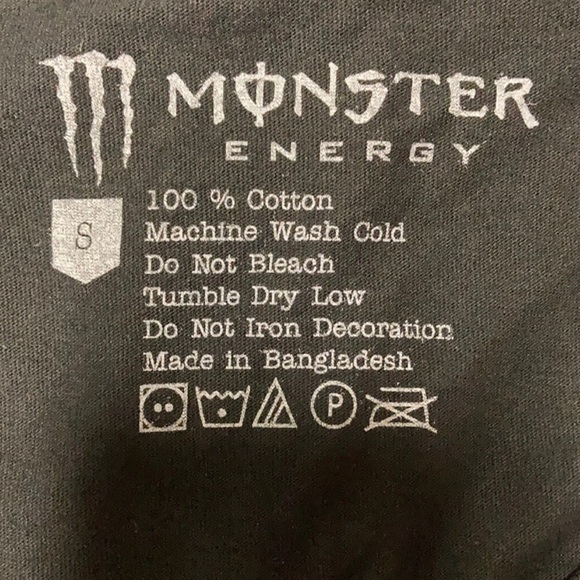 Monster Energy Small V-Neck T-Shirt - Picture 6 of 6